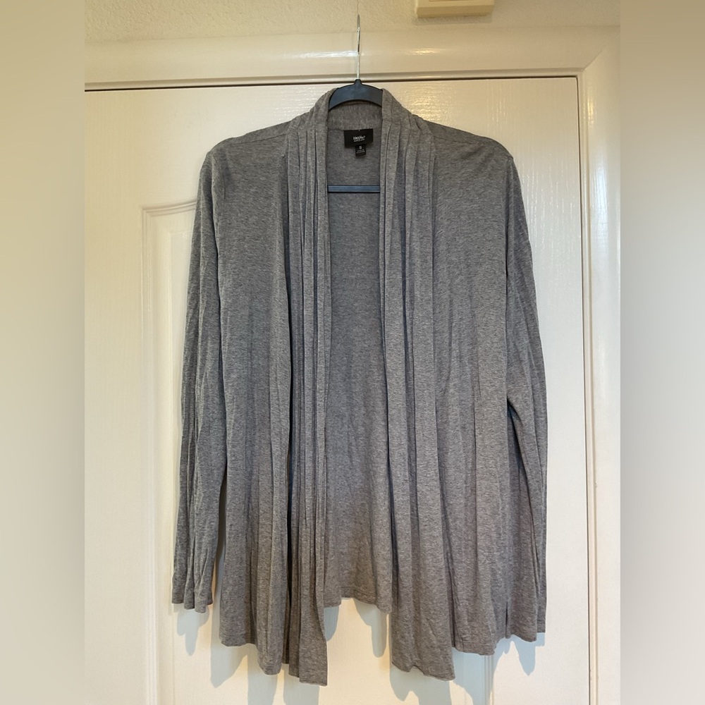 Massimo Gray Knit Cardigan Sweater